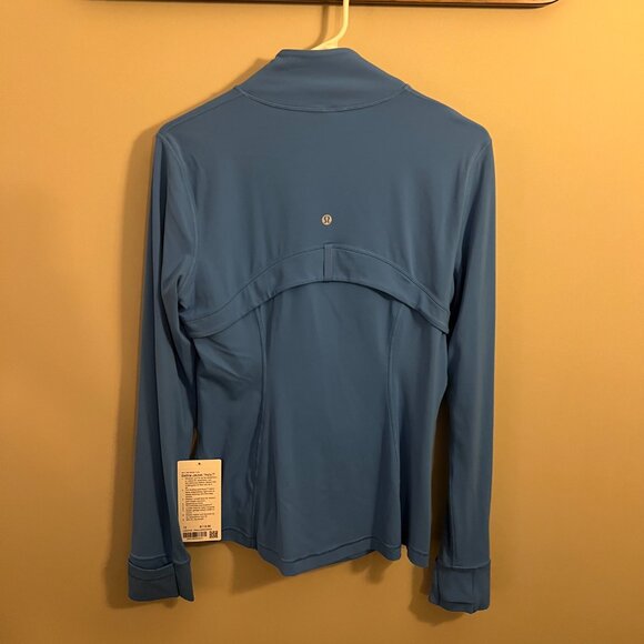 NWT Lululemon Define Jacket in Nulu - Size 12 - Pool Party Blue Silver Zipper - Picture 5 of 7
